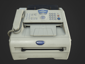 printer brother intellifax 2820 3Dモデル