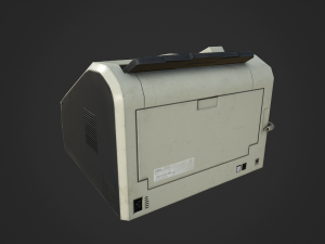 printer brother intellifax 2820 3Dモデル
