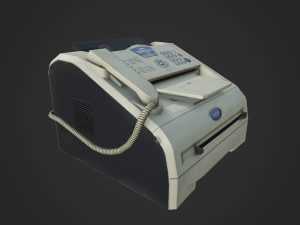 printer brother intellifax 2820 3Dモデル