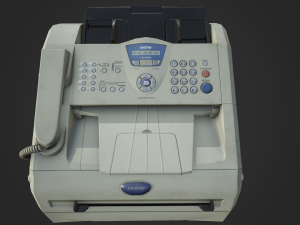 printer brother intellifax 2820 3Dモデル