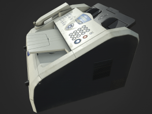 printer brother intellifax 2820 3Dモデル