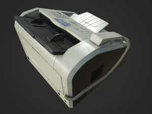 printer brother intellifax 2820 3Dモデル