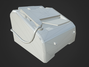 printer brother intellifax 2820 3Dモデル