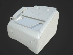 printer brother intellifax 2820 3D Model