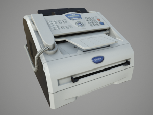 printer brother intellifax 2820 3Dモデル