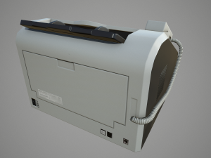 printer brother intellifax 2820 3Dモデル