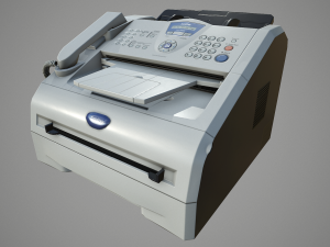 printer brother intellifax 2820 3Dモデル