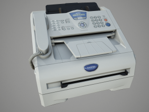 printer brother intellifax 2820 3Dモデル
