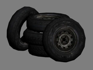 pila di pneumatici Modello 3D
