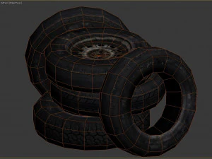 pila di pneumatici Modello 3D