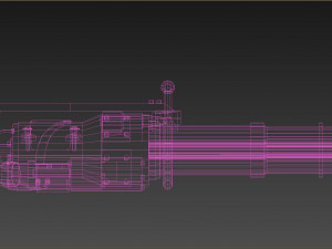 minigun 3D 모델