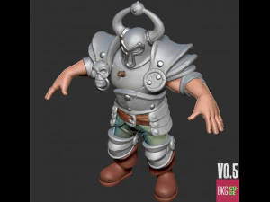 chaos warrior v05 3D Print Model