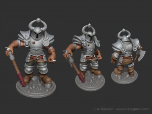 chaos knight 3D Print Model