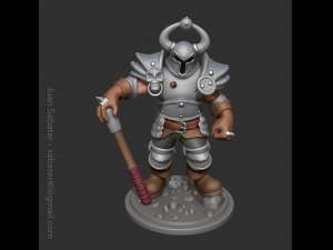 chaos knight 3Dプリントモデル