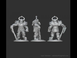 chaos knight 3D Print Model