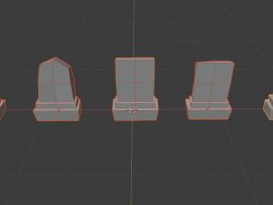 tombstones Modelo 3D