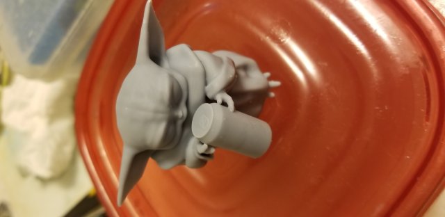 baby yoda with a beer memorial day 3D Model .c4d .max .obj .3ds .fbx .stl .blend 
