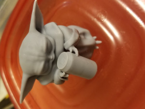 baby yoda with a beer memorial day Modello 3D
