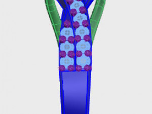 ring rose flower with stones 14 3D Model