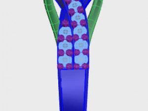 ring rose flower with stones 14 3D Model