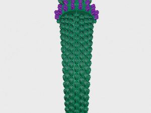 ring rose flower with stones 25 3D Model