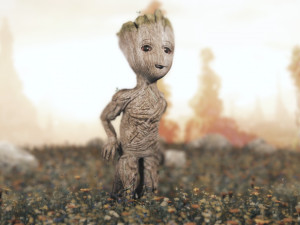 baby groot rig 3D Model
