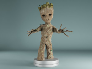 baby groot 3d printing 3Dプリントモデル