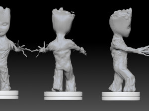 baby groot 3d printing 3Dプリントモデル