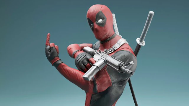 model cetak 3d patung deadpool Model Cetak 3D .c4d .max .obj .3ds .fbx .stl .blend