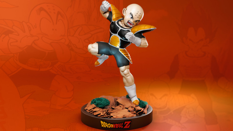 Krillin 3Dプリントモデル .c4d .max .obj .3ds .fbx .stl .blend 