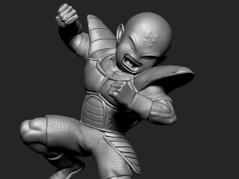 Krillin 3Dプリントモデル