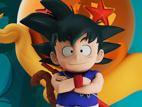 КІД ГОКУ 3D Принт Модель