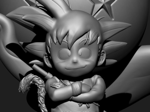 KID GOKU 3Dプリントモデル