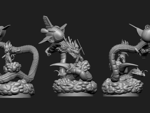 DRAGON BALL KID GOKU Model do druku 3D