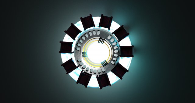 arc reactor 3D 모델 .c4d .max .obj .3ds .fbx .stl .blend