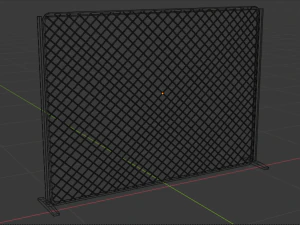 fence - metal wire 3D Model