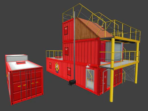 flash over simulator 3D Model