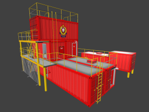flash over simulator 3D Модель