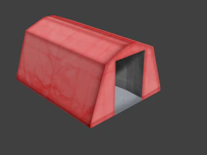 tenda ignifuga Modello 3D