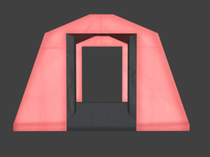 hazmat tent 3D-Modell