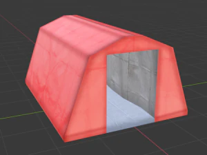hazmat tent 3D Model