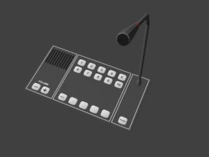 intercomunicador Modelo 3D