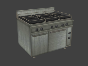 kitchen oven Modelo 3D