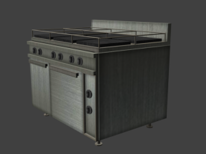 kitchen oven 3D Модель