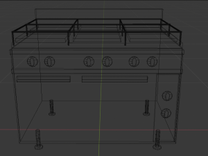 kitchen oven 3D Модель