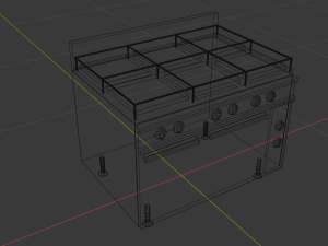 kitchen oven 3D Модель