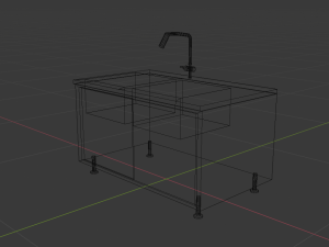kitchen sink Modelo 3D
