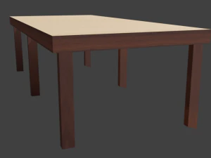wooden table 3D Model