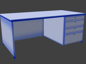 office table 3D-Modell