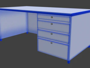office table 3D Model